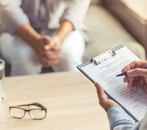 Historia mdica durante consultas psicolgicas en Santiago